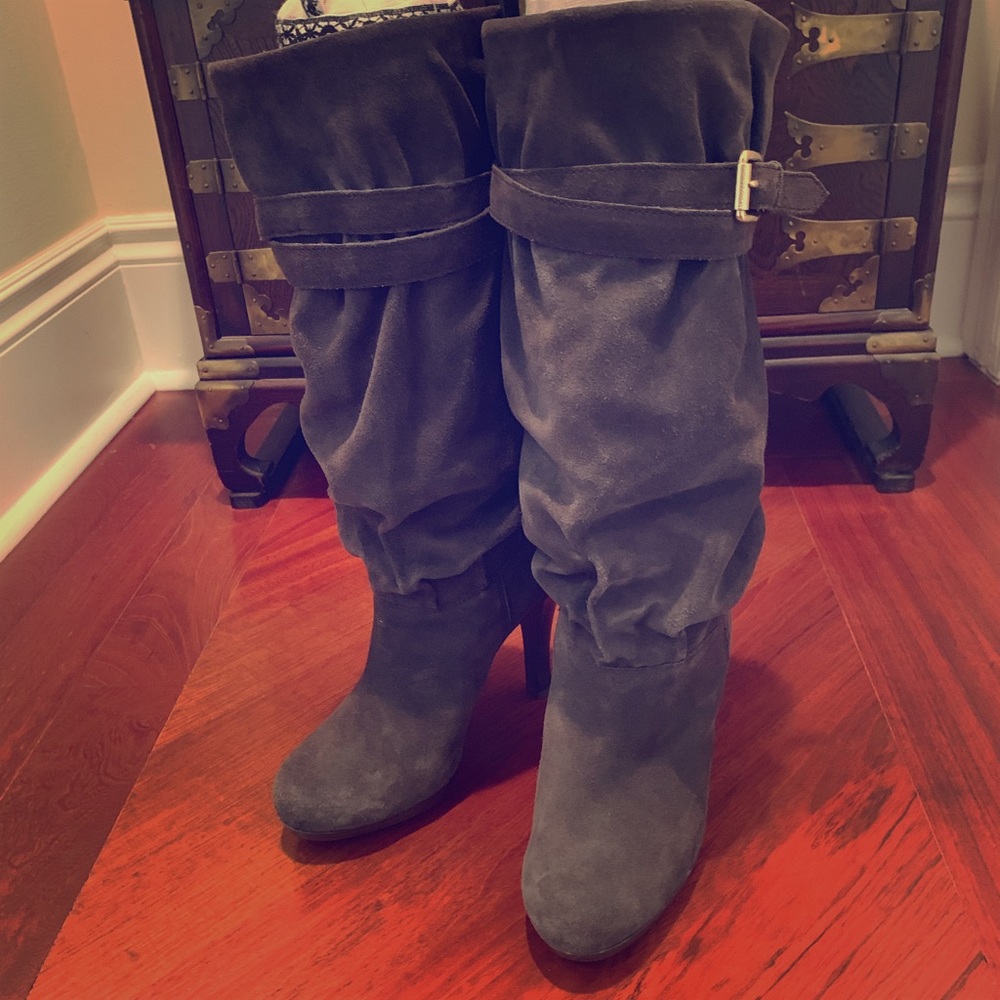Michael Kors high heels suede boots